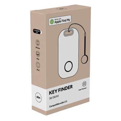 KEY FINDER, find my privezak za ključeve sa funkcijom lociranja, beli