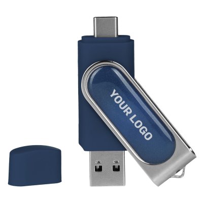 SMART C STICKER, usb flash memorija, plavi, 64GB