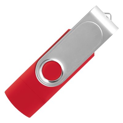 SMART C STICKER, usb flash memorija, crveni, 64GB