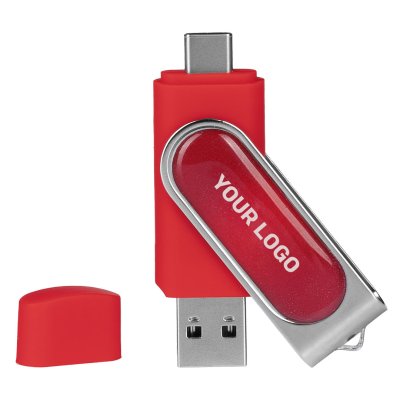 SMART C STICKER, usb flash memorija, crveni, 64GB