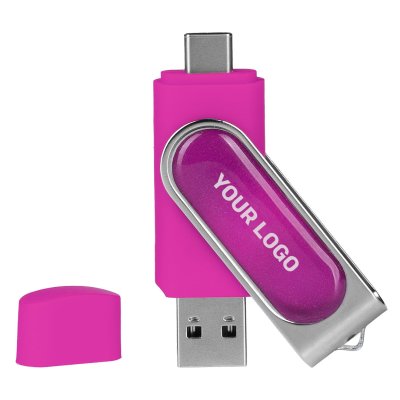 SMART C STICKER, usb flash memorija, pink, 64GB