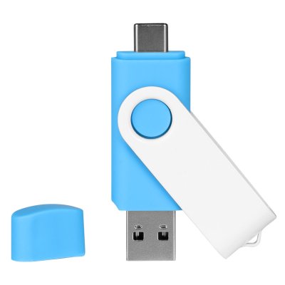 SMART C WHITE, usb flash memorija, svetlo plavi, 64GB