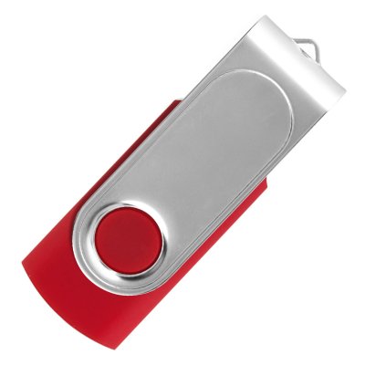 SMART STICKER, usb flash memorija, crveni, 64GB