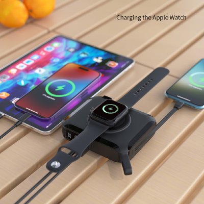BARACUDA PRO, univerzalni putni punjač laptop pomoćna baterija, 15.000 mah, pd 65w, sa magnetom, crna