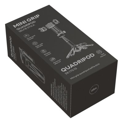 QUADRIPOD, pomoćni metalni držač za fotografisanje, crni