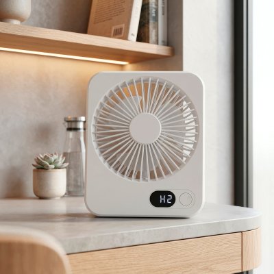YUGO, ventilator sa 5 brzina, beli