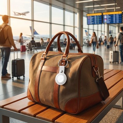 LOCATEPRO, privezak sa funkcijom lociranja, apple findmy, beli