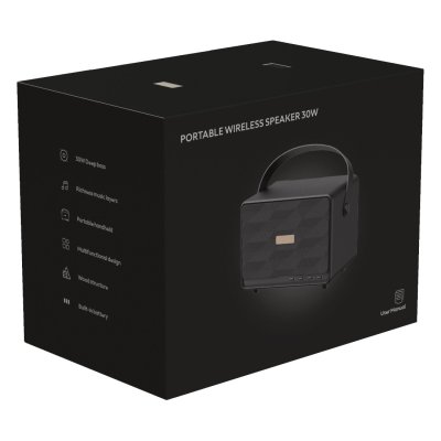 JUKEBOX, bežični zvučnik, 30w, crni