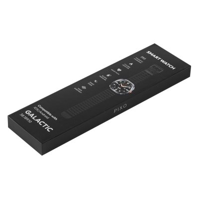 GALACTIC, pametni sat, crni