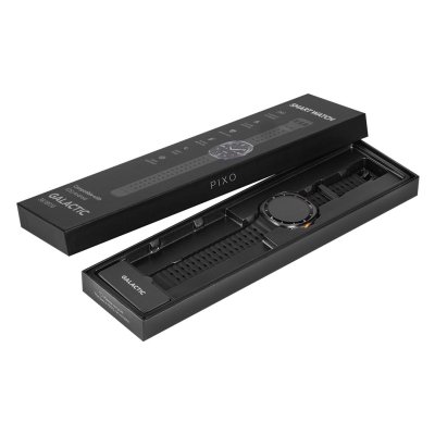 GALACTIC, pametni sat, crni