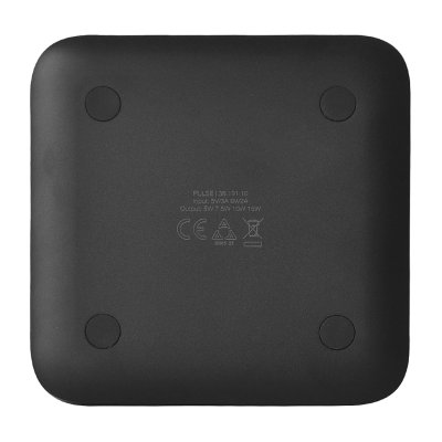 PULSE, bežični punjač, 15w, crni