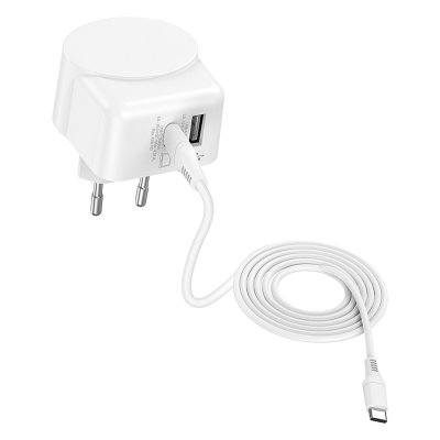 EU USB CHARGER AC 45PD, zidni punjač 45 w, beli