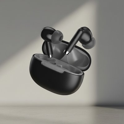 TRION, bežične stereo slušalice, crne