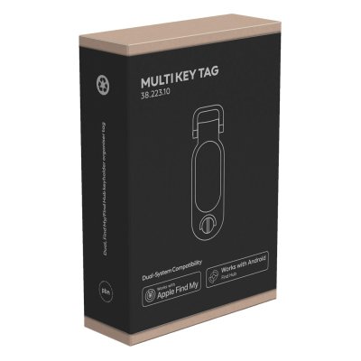 MULTI KEY TAG, find my/find hub privezak za ključeve, organizator sa funkcijom lociranja, crni