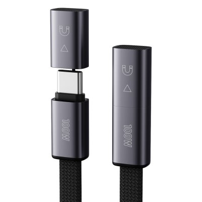 STARLIGHT, type-c kabl za punjenje i prenos podataka, 100w, crni