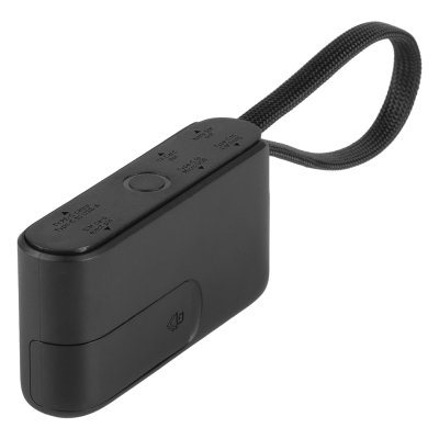 CRUX, plastična kutijica sa usb kablom, adapterima i držačem za mobilne uređaje, 8/1, crna