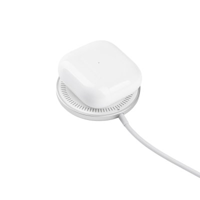 STREAM, bežični punjač 3 u 1, 15w, beli