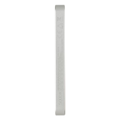 JOIN PD, pomoćna baterija sa magnetom 5.000 mah, bežično punjenje, 15 w, srebrni