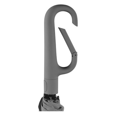 INFINITY PLUS, sklopivi vodootporni i vodoodbojni kišobran sa automatskim otvaranjem i  manualnim zatvaranjem, sivi