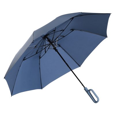 INFINITY PLUS, sklopivi vodootporni i vodoodbojni kišobran sa automatskim otvaranjem i  manualnim zatvaranjem, svetlo plavi