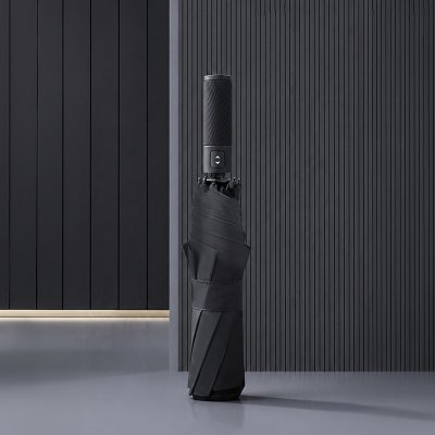 MONOLITH, sklopivi kišobran sa automatskim otvaranjem i zatvaranjem, crni