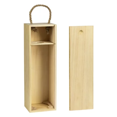 Drvena poklon kutija za flašu BORDO