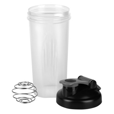 GYM, boca za vodu šejker, 600 ml, siva