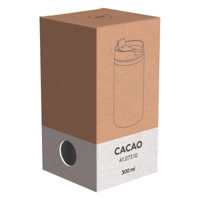 CACAO, čaša za poneti, 300 ml, crni