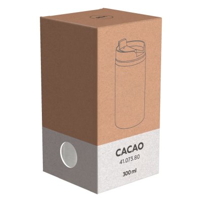 CACAO, čaša za poneti, 300 ml, srebrni