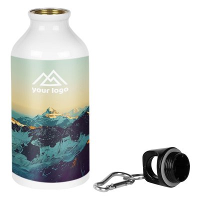 CAMPUS SUBLI, boca za vodu za sublimaciju, 400 ml, bela