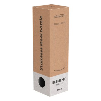 ELEMENT, termos, 500 ml, crni