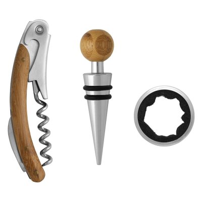 ROSE, vinski set u drvenoj kutiji, 3/1, bež