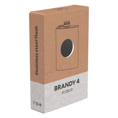 BRANDY 4, pljoska, 115 ml, crna