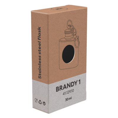 BRANDY 1, pljoska, 30 ml, crna