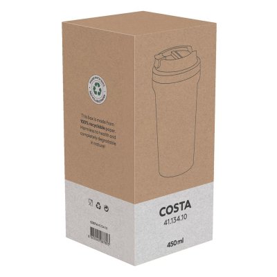 COSTA, čaša za poneti, 450 ml, crni