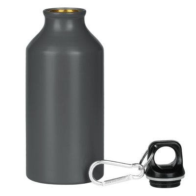 CAMPUS MAT, boca za vodu, 400 ml, tamno siva