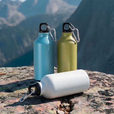 CAMPUS MAT, boca za vodu, 400 ml, svetlo zelena