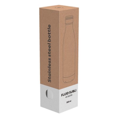 FLUID SUBLI, termos za sublimaciju, 500 ml, beli