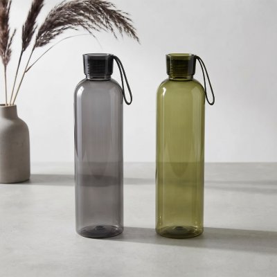 WATERLOO, boca za vodu, 1000 ml, crna