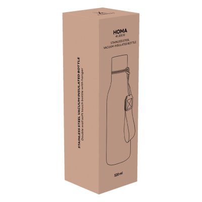 HOMA, termos, 520 ml, crni