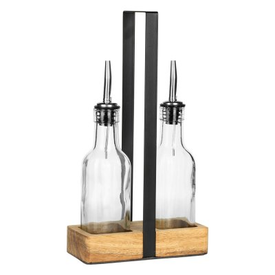 WOK, set za ulje i sirće, braon