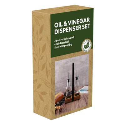 WOK, set za ulje i sirće, braon