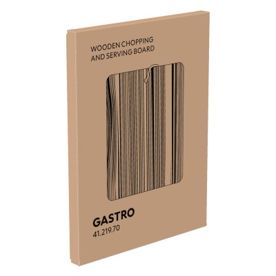 GASTRO, drvena daska za sečenje i serviranje, braon