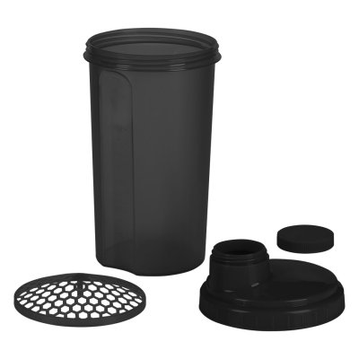 POWER, boca za vodu šejker, 700 ml, crna