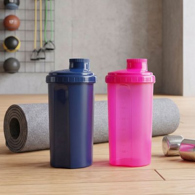 POWER, boca za vodu šejker, 700 ml, bela