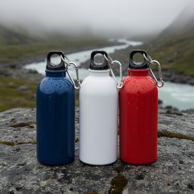 CAMPUS STEEL, boca za vodu, 400 ml, rojal plava