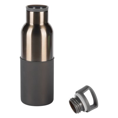 MATADOR, termos sa silikonskom navlakom, 500 ml, tamno sivi