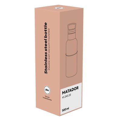 MATADOR, termos sa silikonskom navlakom, 500 ml, plavi