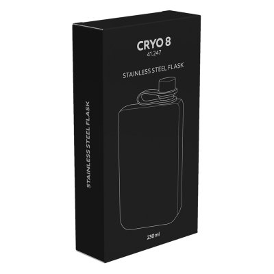 CRYO 8, pljoska, 230 ml, srebrna