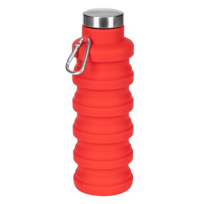 MONTANA, sklopiva boca za vodu, 500 ml, crvena